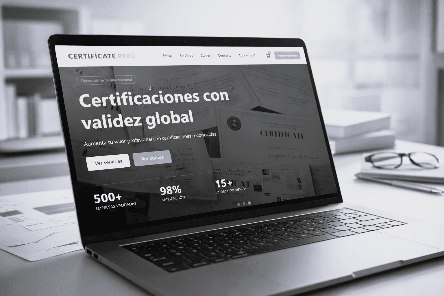 Certifícate Perú